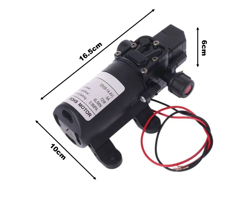 R0157 130PSI 70W Bomba de agua de diafragma