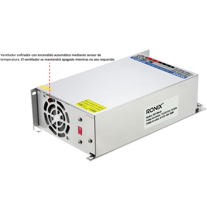 24v 40A Fuente de voltaje conmutada RXF-960-24