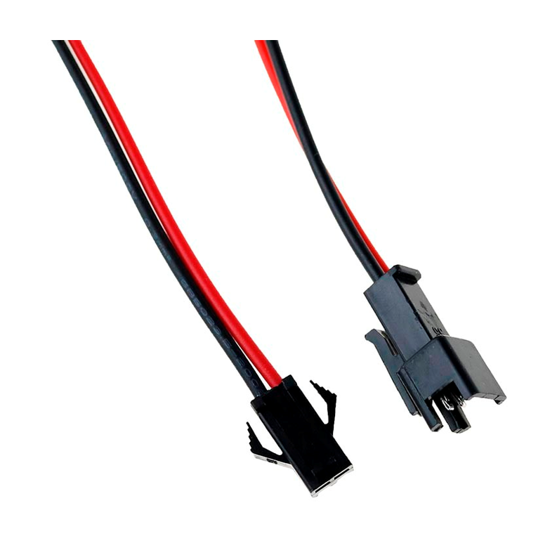 JST-SMP 22AWG 2p Conector macho hembra de 2 pines
