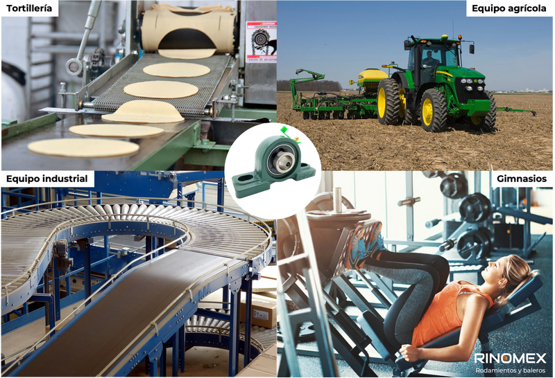 Chumacera de piso 3/4 pulgada UCP204-12