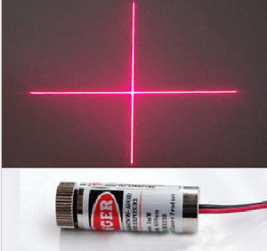 Laser rojo en cruz - ElectroCrea