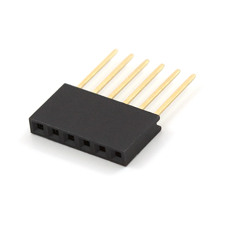 6p Conector header hembra 6 pines