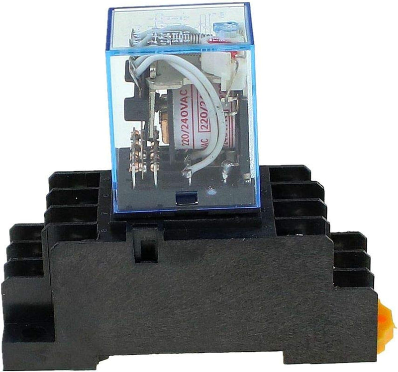 Relevador MY4NJ con Base PYF14A - Varios voltajes