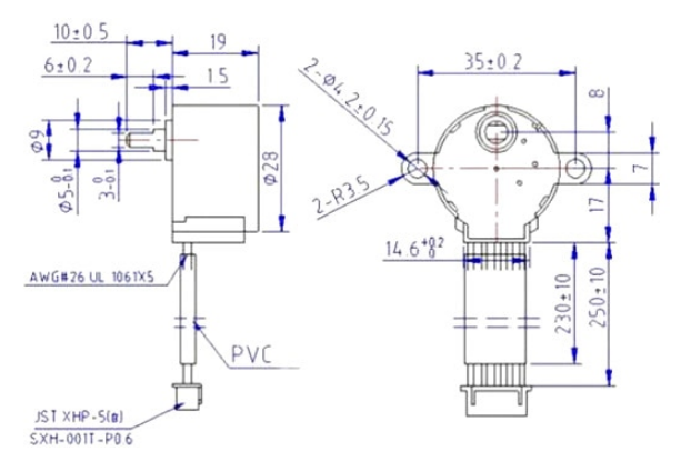 28BYJ-48 5V Motor a pasos + Driver
