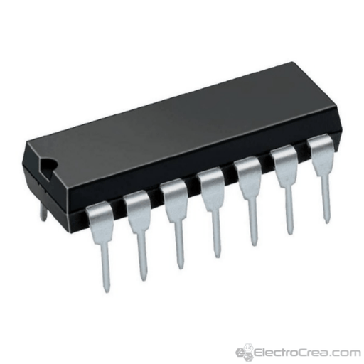 Contador de décadas 74LS90 - ElectroCrea