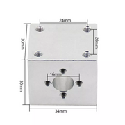 Soporte para tuerca trapezoidal 8mm - ElectroCrea