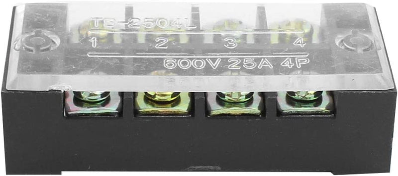 Banco de terminales TB-2504 8 tornillos 2 filas