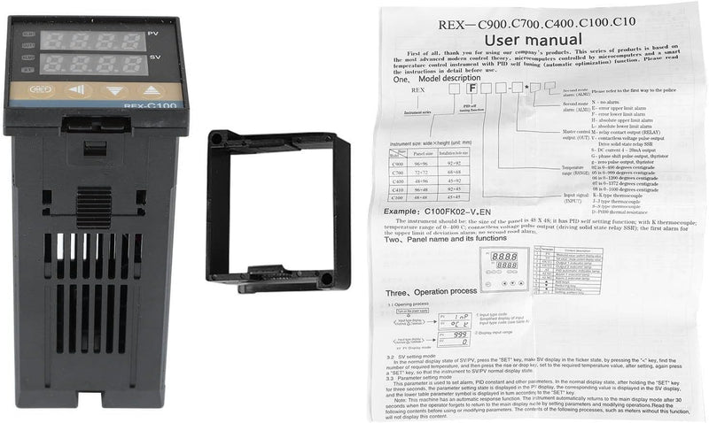 REX-C100 Controlador de temperatura PID Salida SSR