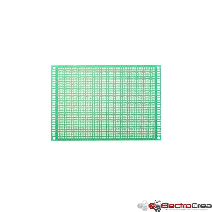 8x12cm Perforada tablilla fenólica - ElectroCrea