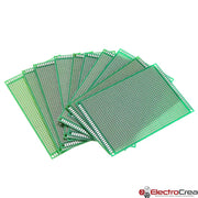 8x12cm Perforada tablilla fenólica - ElectroCrea