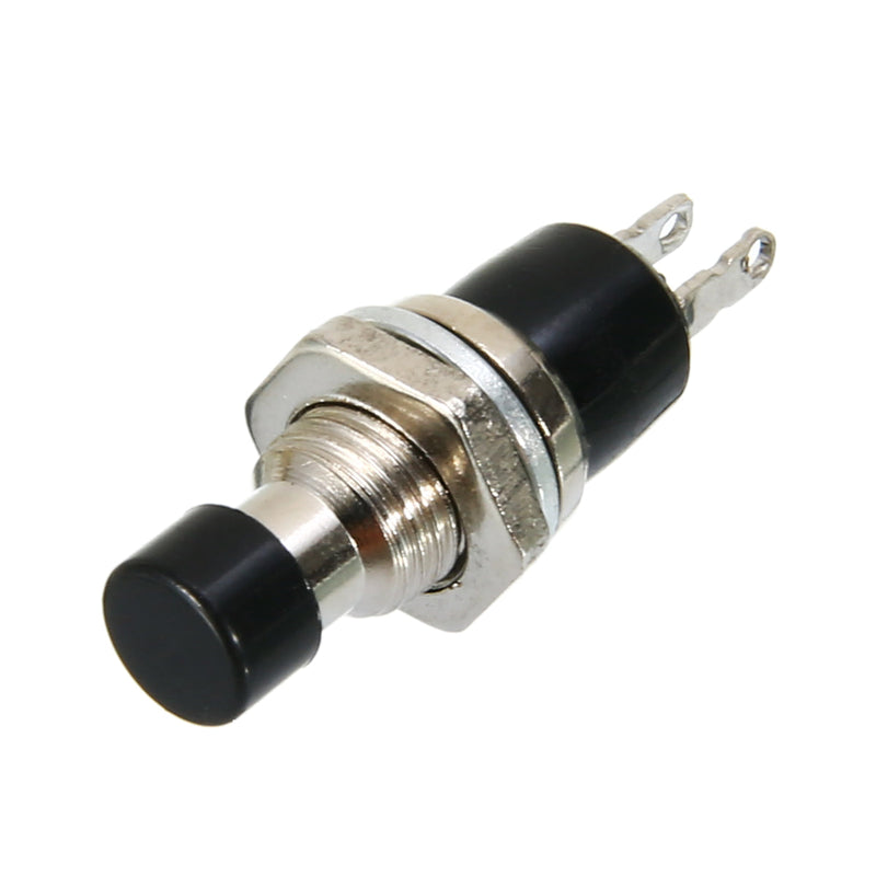 PBS-110 Negro S/E 125v 3A Interruptor push botón