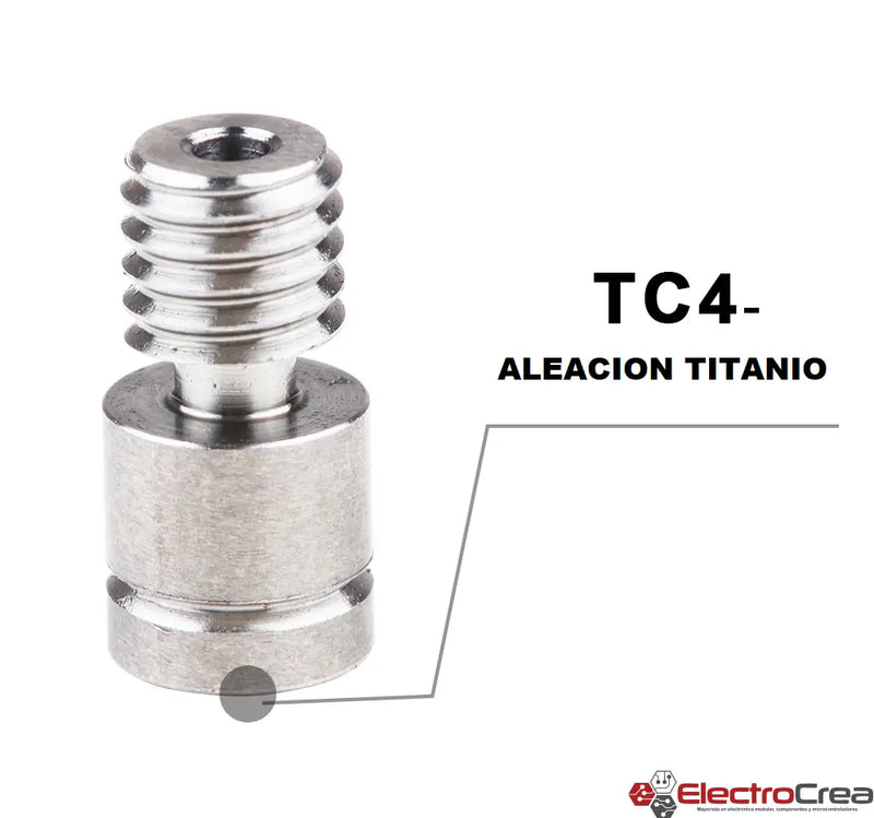CR10 12V 1.75mm Hotend extrusor 0.4mm - ElectroCrea