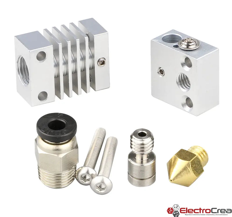 CR10 12V 1.75mm Hotend extrusor 0.4mm - ElectroCrea