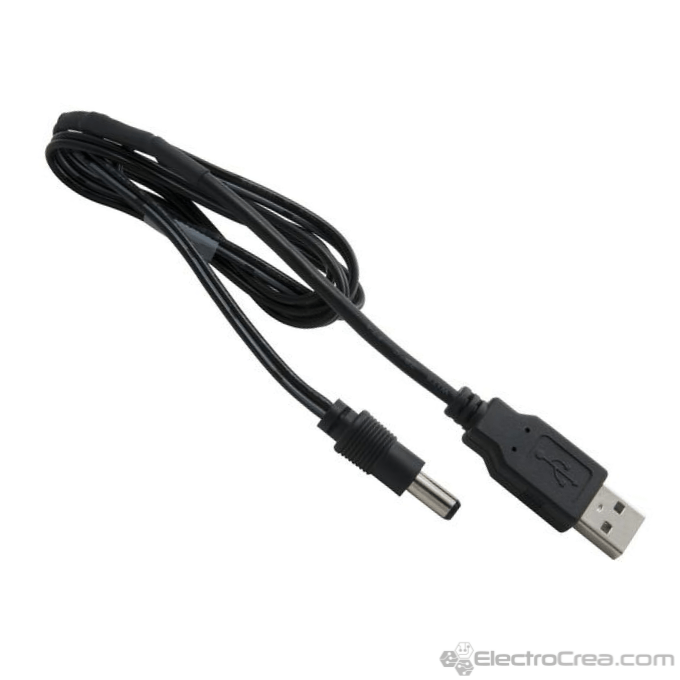 Cable USB-DC 5.5mm - ElectroCrea