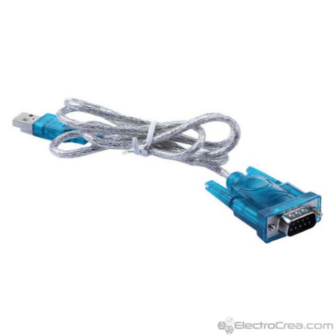 Cable USB-RS232 - ElectroCrea