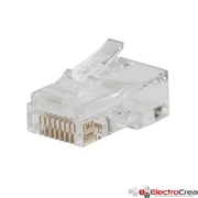 Conector plug RJ45 para extension - ElectroCrea