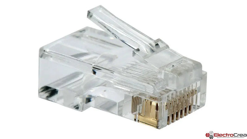 Conector plug RJ45 para extension - ElectroCrea