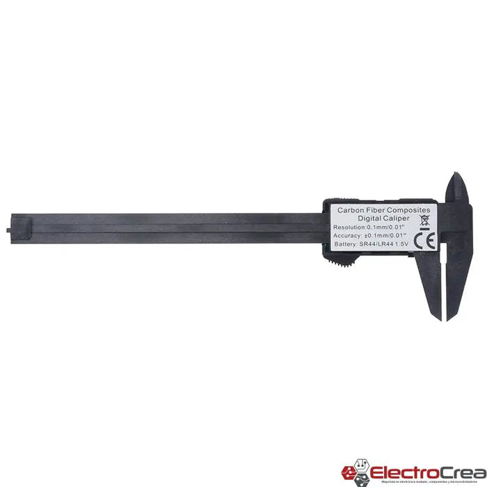 Calibre Digital Pie De Rey 150 Mm - Pantalla LCD, Precisión 0.01 Mm, Acero Inoxidable - Incluye Caja De Transporte, Conversión Mm/pulgadas, Función Hold Y Apagado Automático