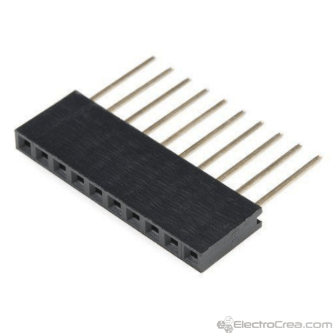 Conector header hembra 10 pines - ElectroCrea