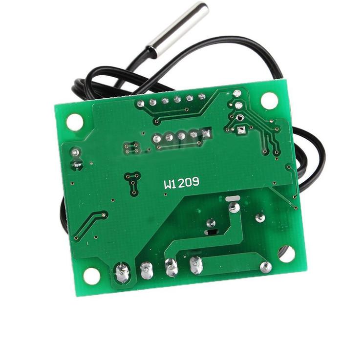Termostato para control de temperatura con switch  12v. - ElectroCrea