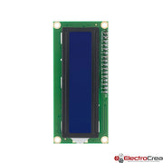 I2C 1602 Azul Display LCD 16x2 + Módulo serial I2C soldado - ElectroCrea