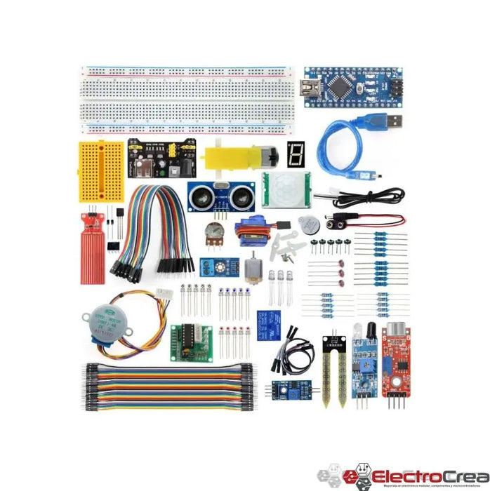 Kit de Arduino básico Nano 133pzas AR005 - ElectroCrea