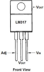 Regulador de voltaje positivo LM317T - ElectroCrea