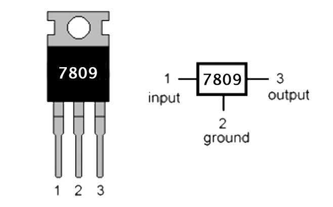 LM7809 Regulador de voltaje