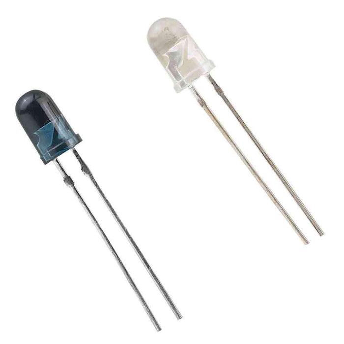 Par led IR emisor y receptor 5mm - ElectroCrea