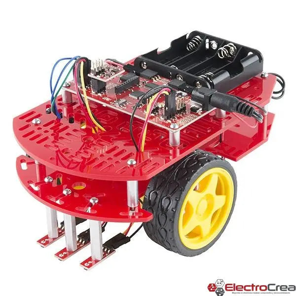 Llanta amarilla robot seguidor de linea 65x26 mm - ElectroCrea