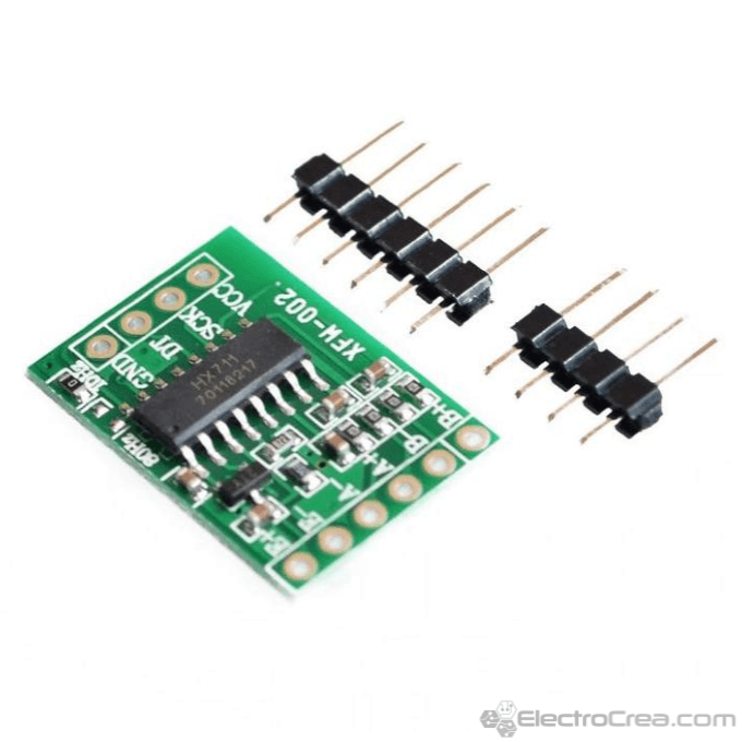 Modulo HX711 A/D 24 bits para celda de carga - ElectroCrea