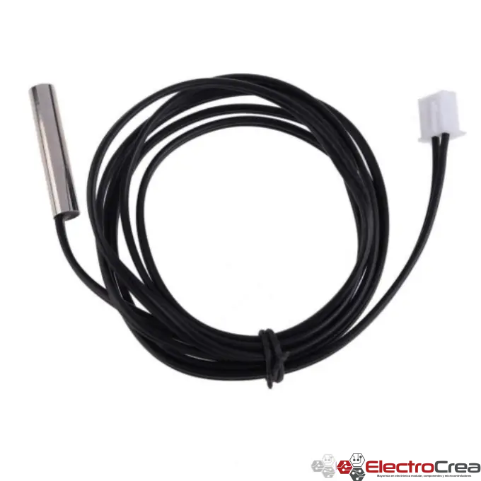 Sensor de temperatura termistor NTC 10K contra agua - ElectroCrea