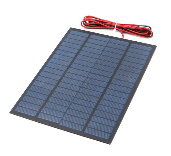 18v 5W Panel solar 170x220mm PET