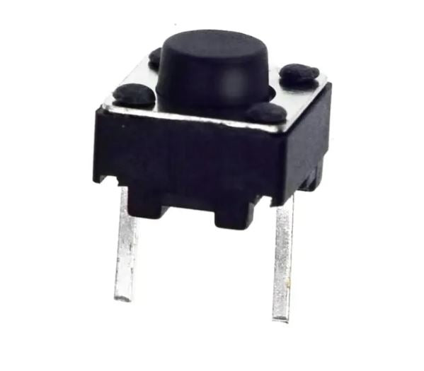 2p Interruptor push botón 2 pines 6x6x5mm