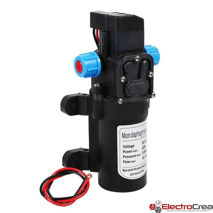 R0142 115PSI 60W Bomba de agua de diafragma - ElectroCrea