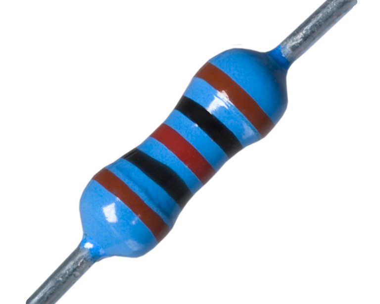 Resistencia de carbón de precisión 1/4 W - Varios valores - ElectroCrea