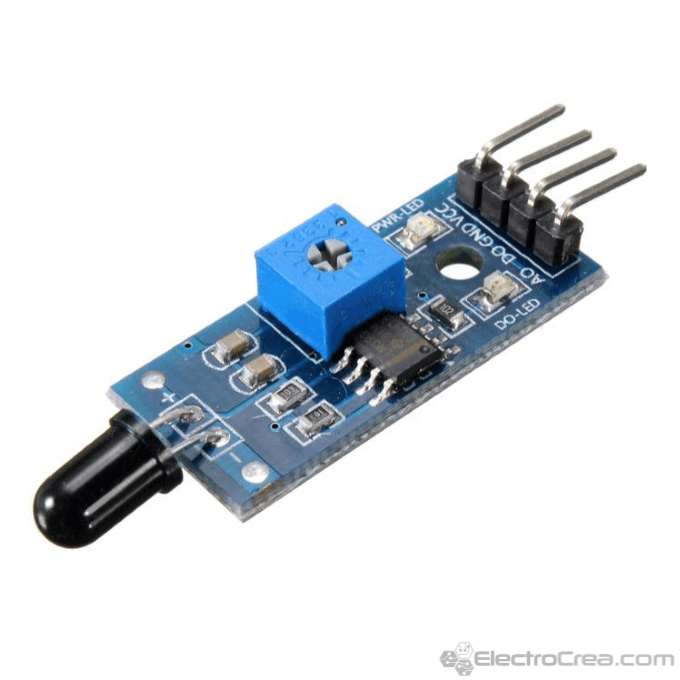 Sensor de flama - ElectroCrea
