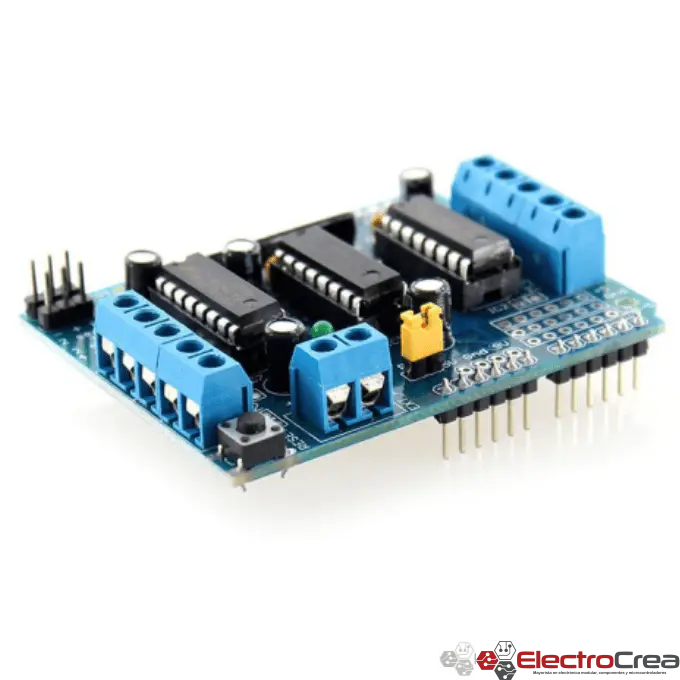 Shield para control de motores L293D - ElectroCrea