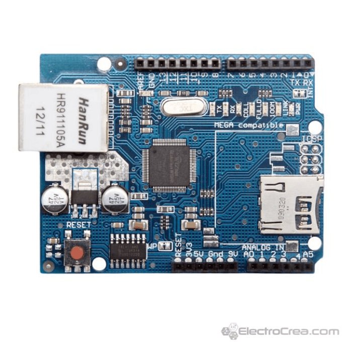 Shield ethernet - ElectroCrea