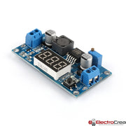 XL6009 Display módulo regulador de voltaje Step-Up 5-35V - ElectroCrea