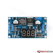 XL6009 Display módulo regulador de voltaje Step-Up 5-35V - ElectroCrea