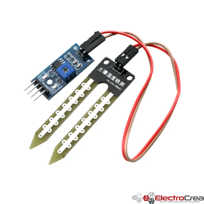 Sensor de humedad de suelo - ElectroCrea
