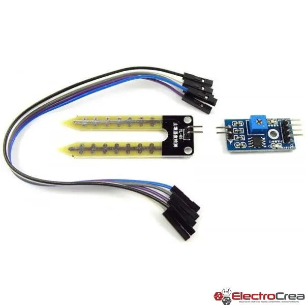 Sensor de humedad de suelo - ElectroCrea