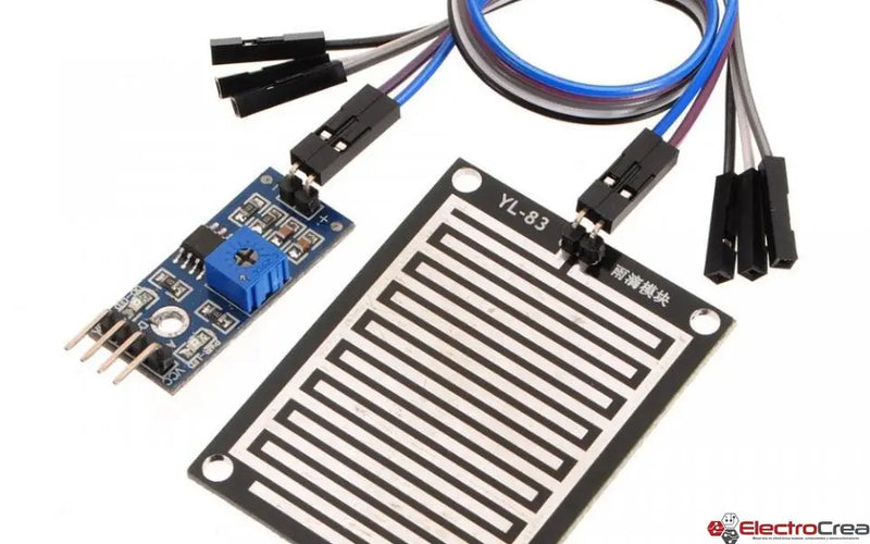 Sensor de lluvia/agua ajustable - ElectroCrea