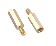 Separador de laton + tornillo + turca M3 M-H 10mm - ElectroCrea