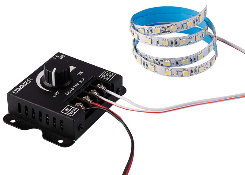 Dimmer led 12v-24v 30a regulador de brillo atenuador