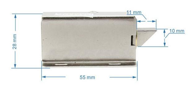 Cerradura eléctrica 9-12 volts grande - ElectroCrea