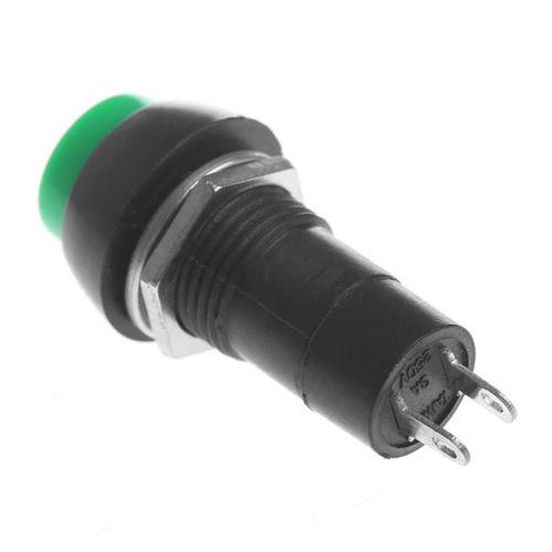 PBS-11B Verde S/E 3A 250v Interruptor push botón